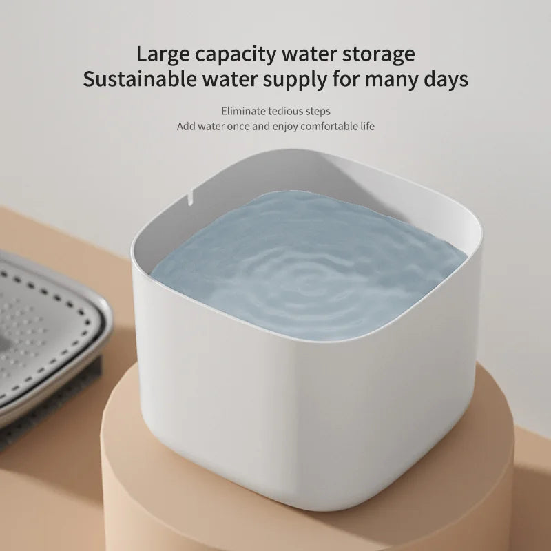 Fontaine à eau pour chat 3L – Filtrante, silencieuse & USB