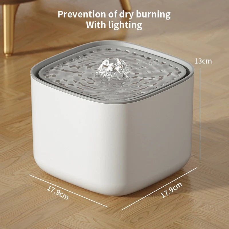 Fontaine à eau pour chat 3L – Filtrante, silencieuse & USB