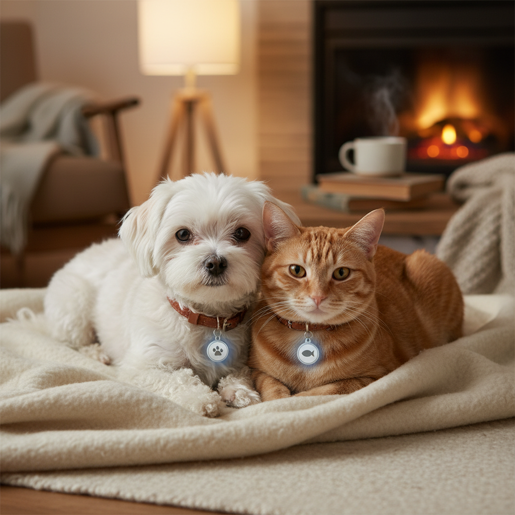 Chien et chat ensemble